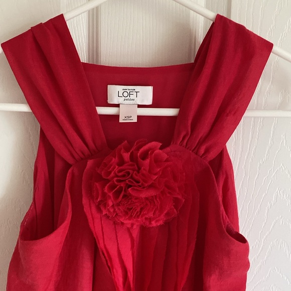 Ann Taylor Loft Petites Floral Flower Halter Top - Picture 2 of 4